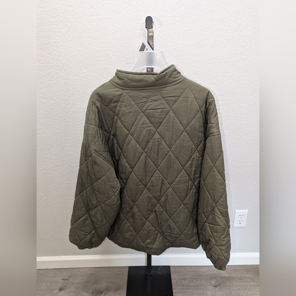 3/$14 NWT Women's Quilted Twill Jacket - Picture 4 of 4
